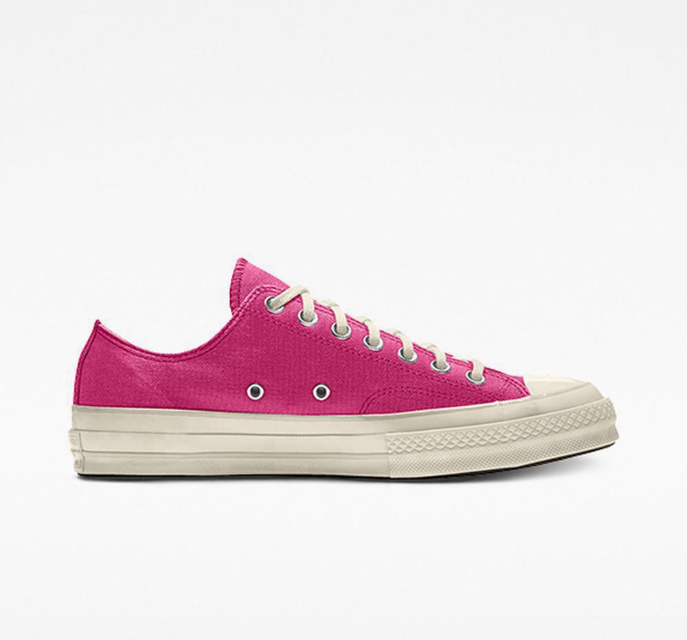 Astralpink Women's Converse Custom Chuck 70 Vintage Canvas By You Unisex Low Tops India | AGBJ-78490