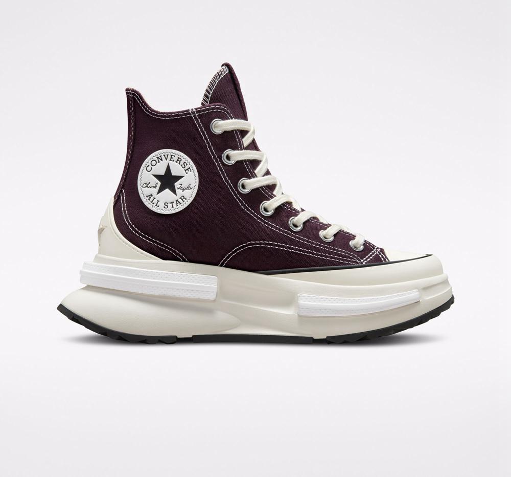 Black Cherry / White / Egret Men's Converse Run Star Legacy Cx Unisex High Top Platform Shoes India | AZEJ-35947