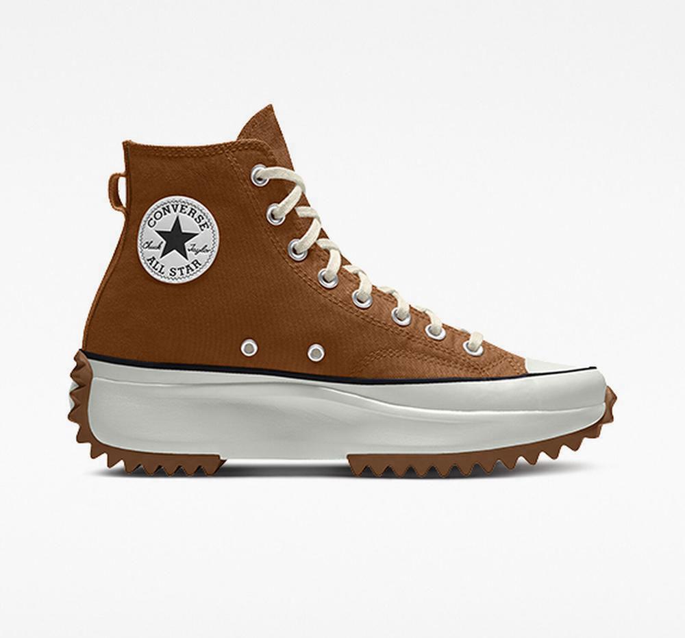 Brindlebrown Men's Converse Custom Run Star Hike By You Unisex High Tops India | AYKJ-74218