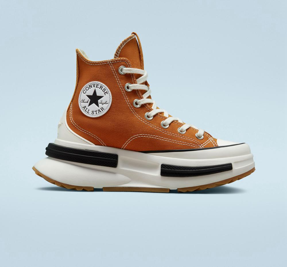 Brown Men's Converse Run Star Legacy Cx Unisex High Top Platform Shoes India | KZAX-39851