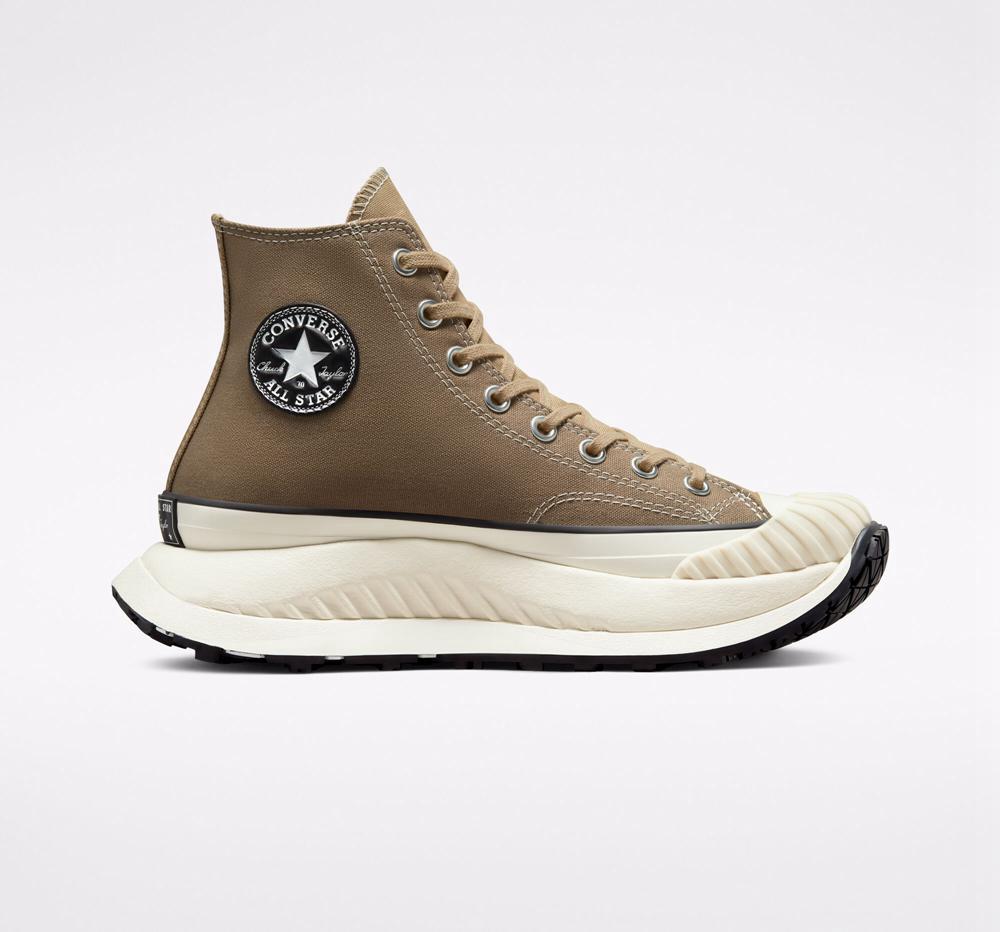 Brown Sandalwood / Egret / Black Men's Converse Chuck 70 At Cx Unisex Boots India | HMZY-36452