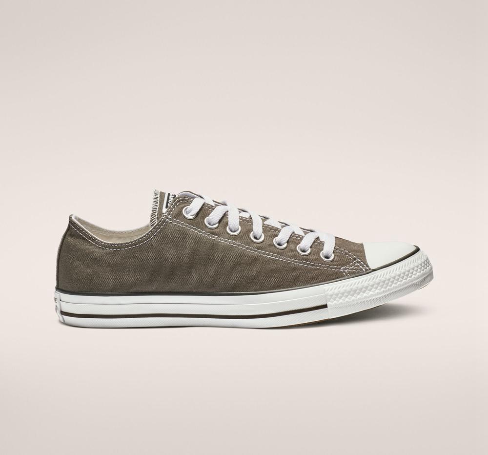 Grey Charcoal Men's Converse Chuck Taylor All Star Classic Unisex Low Tops India | PXUA-48105