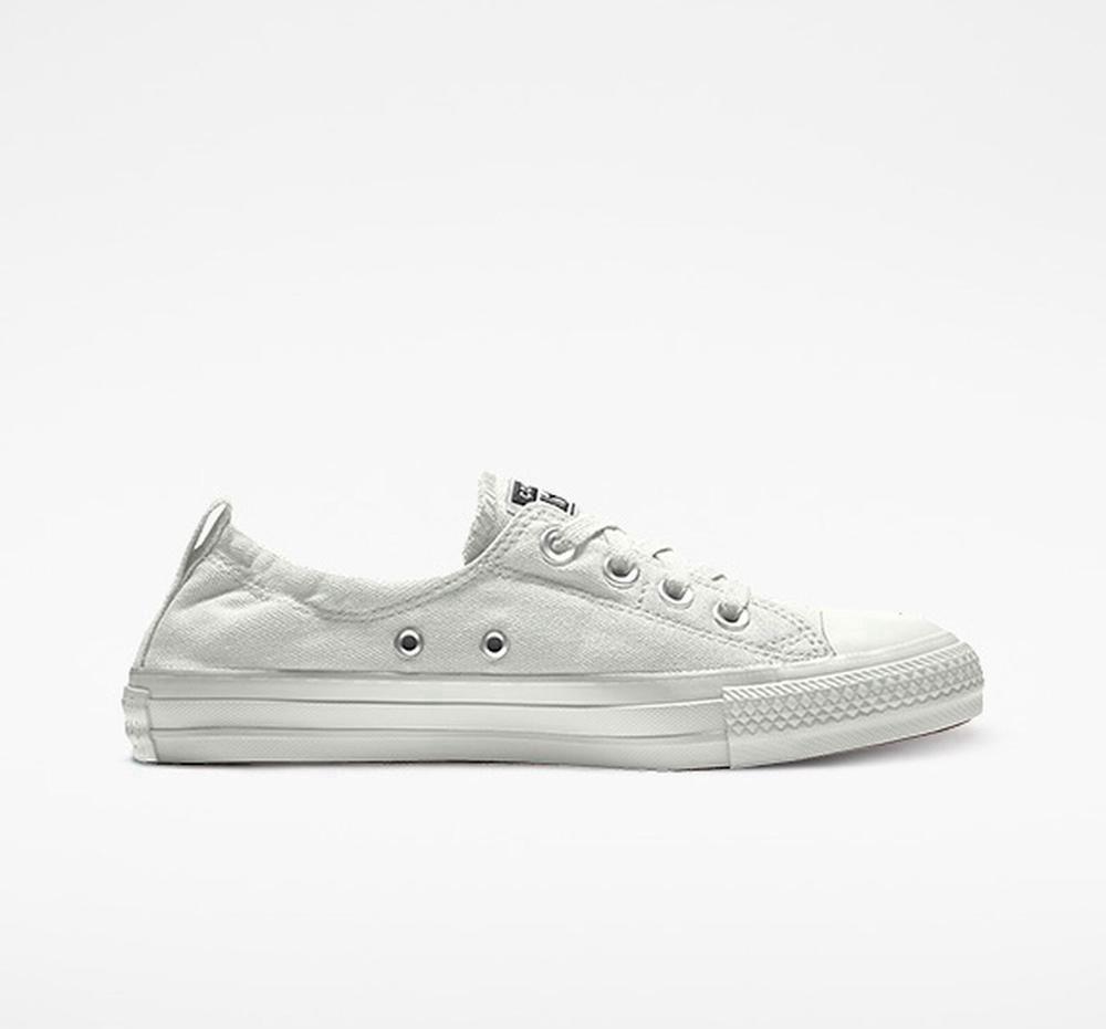 Grey Women's Converse Custom Chuck Taylor All Star Shoreline Slip By You Low Tops India | PYMS-05782