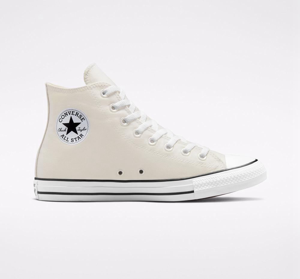 Khaki Pale Putty Women's Converse Chuck Taylor All Star Seasonal Color Unisex High Tops India | EKYF-86453