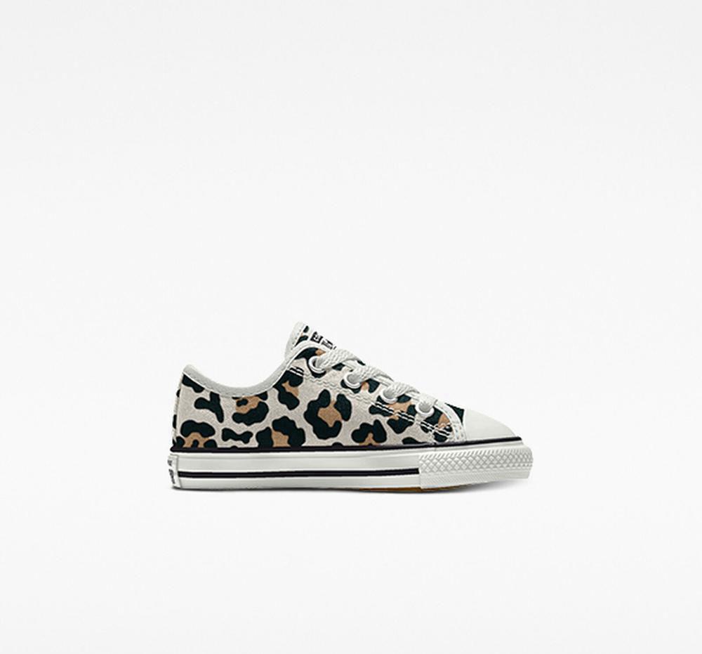 Leopard Boys' Converse Custom Chuck Taylor All Star By You Toddler Low Tops India | KWYP-27084