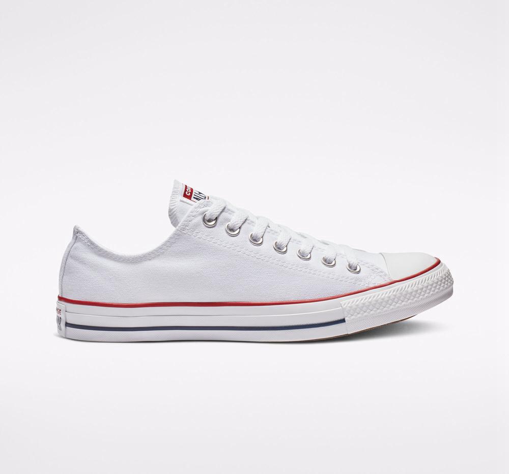 Optical White Men's Converse Chuck Taylor All Star Classic Unisex Low Tops India | TSBQ-02541