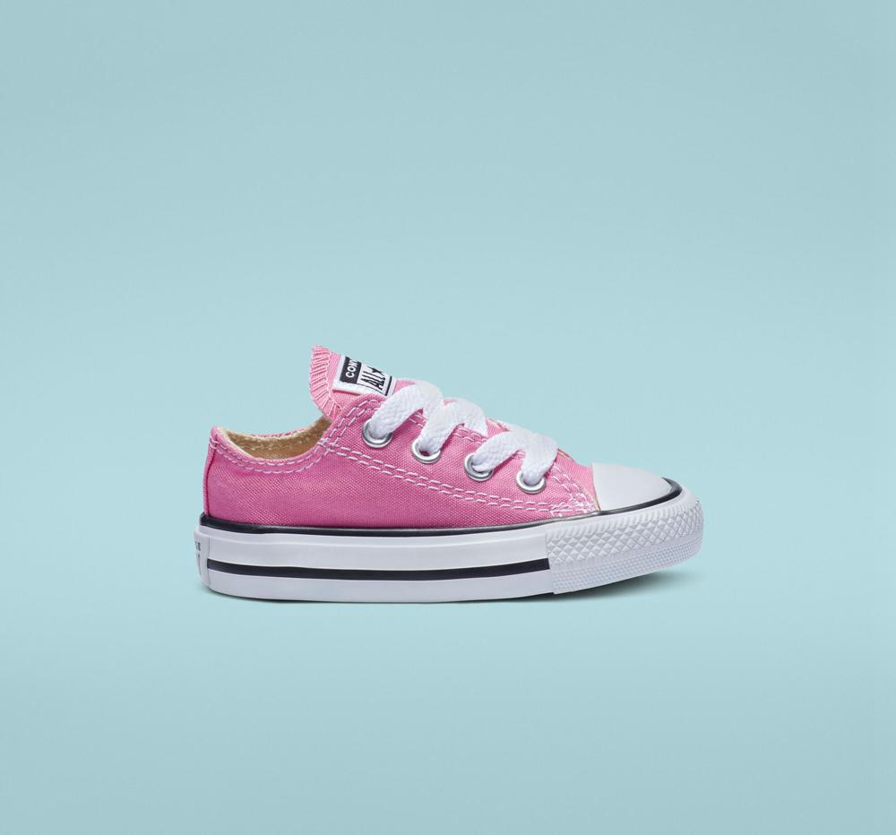 Pink Boys' Converse Chuck Taylor All Star Classic Toddler Low Tops India | MOLJ-14896