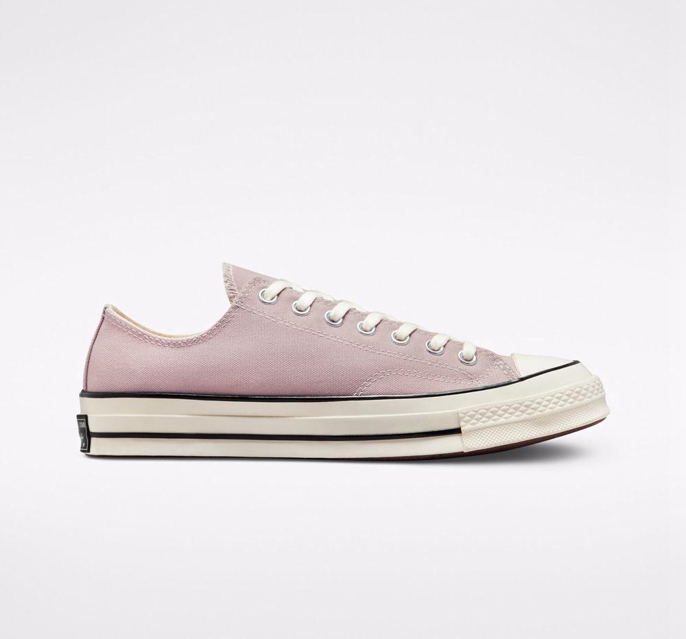 Pink Stone Mauve / Egret / Black Men's Converse Chuck 70 Canvas Unisex Low Tops India | GCSE-13587