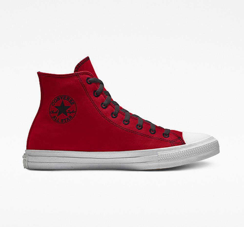 University Red Men's Converse Custom Chuck Taylor All Star Surplus By You Unisex High Tops India | PGMI-87965