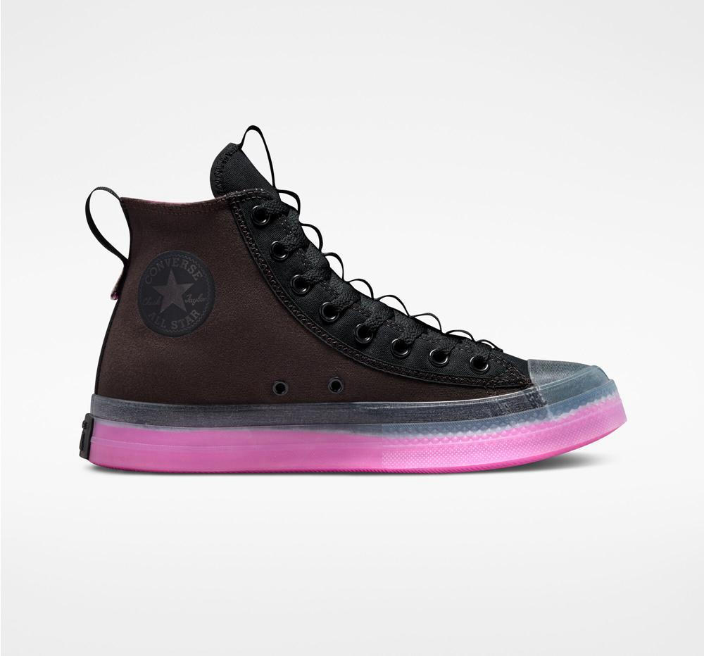 Velvet Brown / Black Men's Converse Chuck Taylor All Star Cx Explore Edge Glow Unisex High Tops India | PFJI-90756