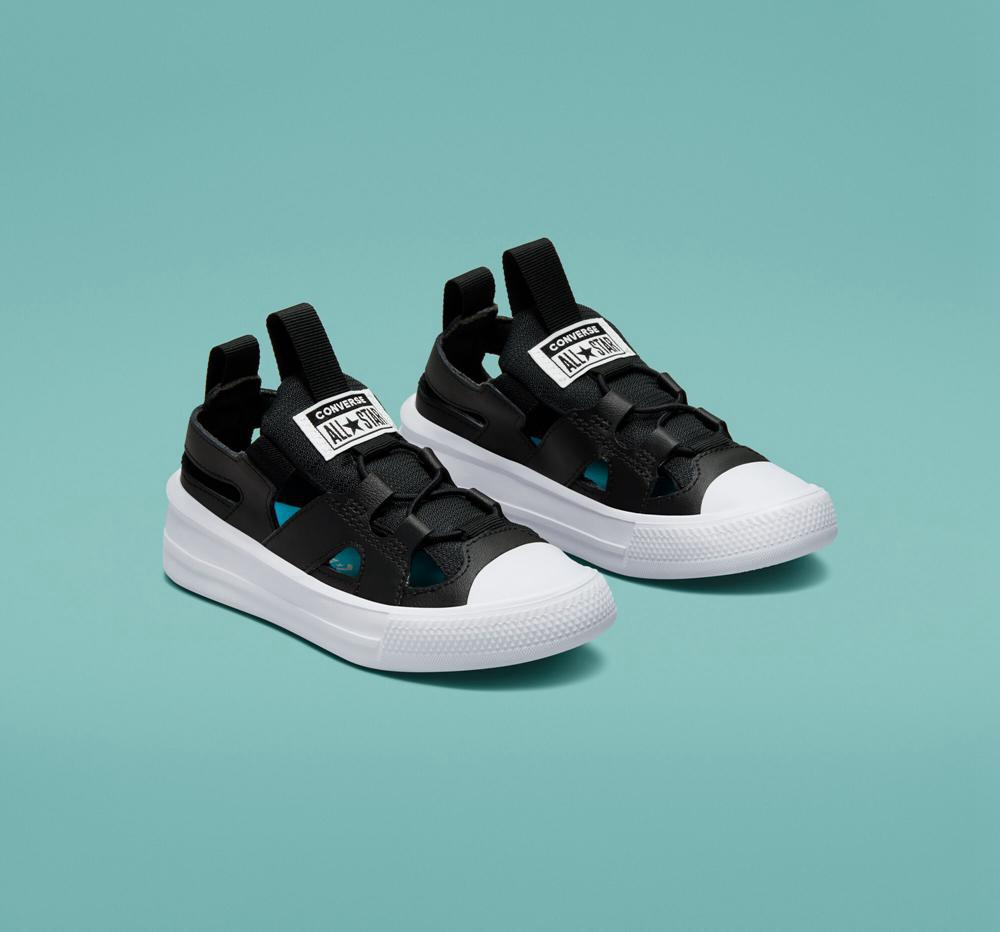 Black / Black / White Boys' Converse Chuck Taylor All Star Ultra Sandal Little Kids Low Tops  India |  ZJFN-60572