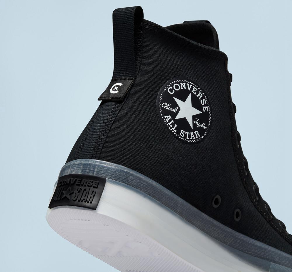 Black / Black / White Men's Converse Chuck Taylor All Star Cx Explore Unisex High Tops  India |  HWDG-47981