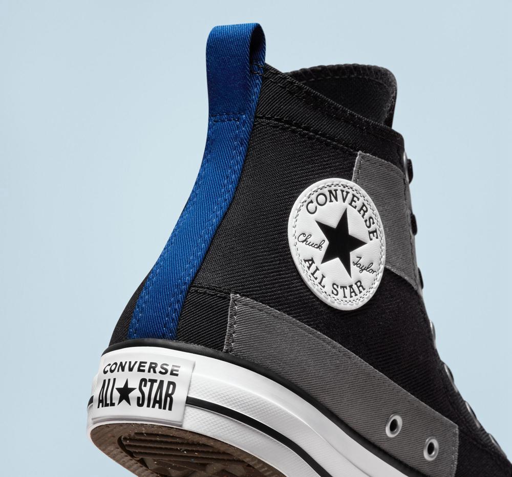 Black / Blue / White Men's Converse Chuck Taylor All Star Desert Patchwork Unisex High Tops  India |  BPIC-51407