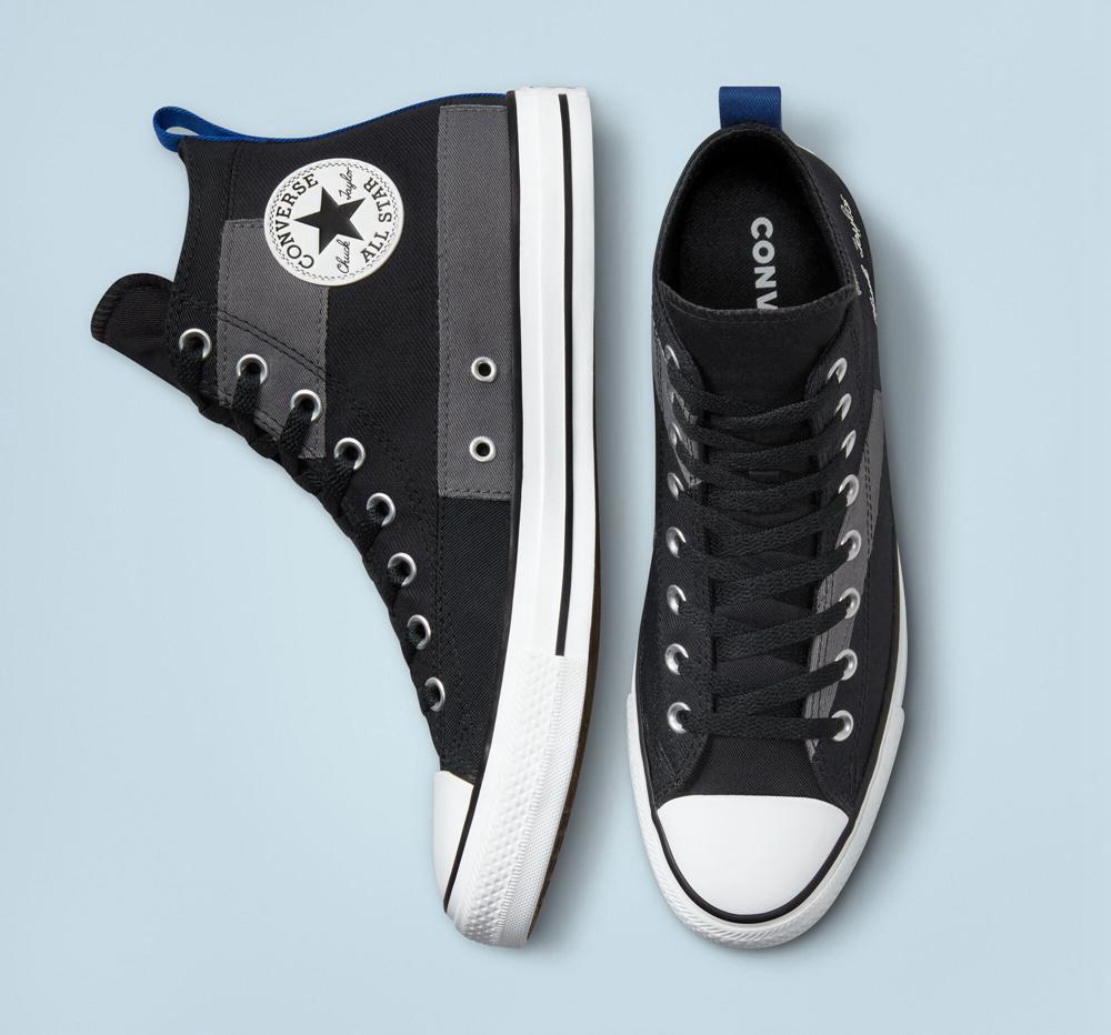 Black / Blue / White Men's Converse Chuck Taylor All Star Desert Patchwork Unisex High Tops  India |  BPIC-51407