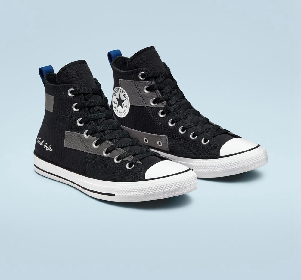 Black / Blue / White Men's Converse Chuck Taylor All Star Desert Patchwork Unisex High Tops  India |  BPIC-51407