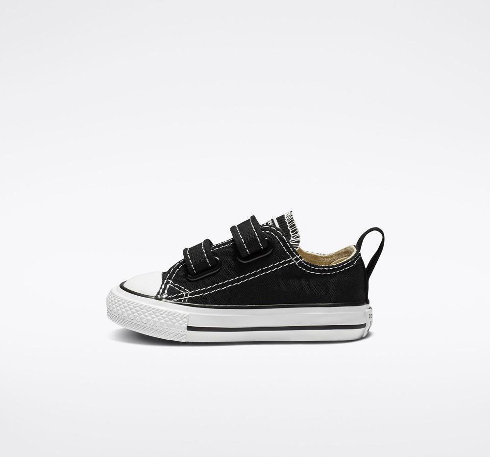 Black Boys' Converse Chuck Taylor All Star Easy On Toddler Low Tops  India |  AUQT-34581