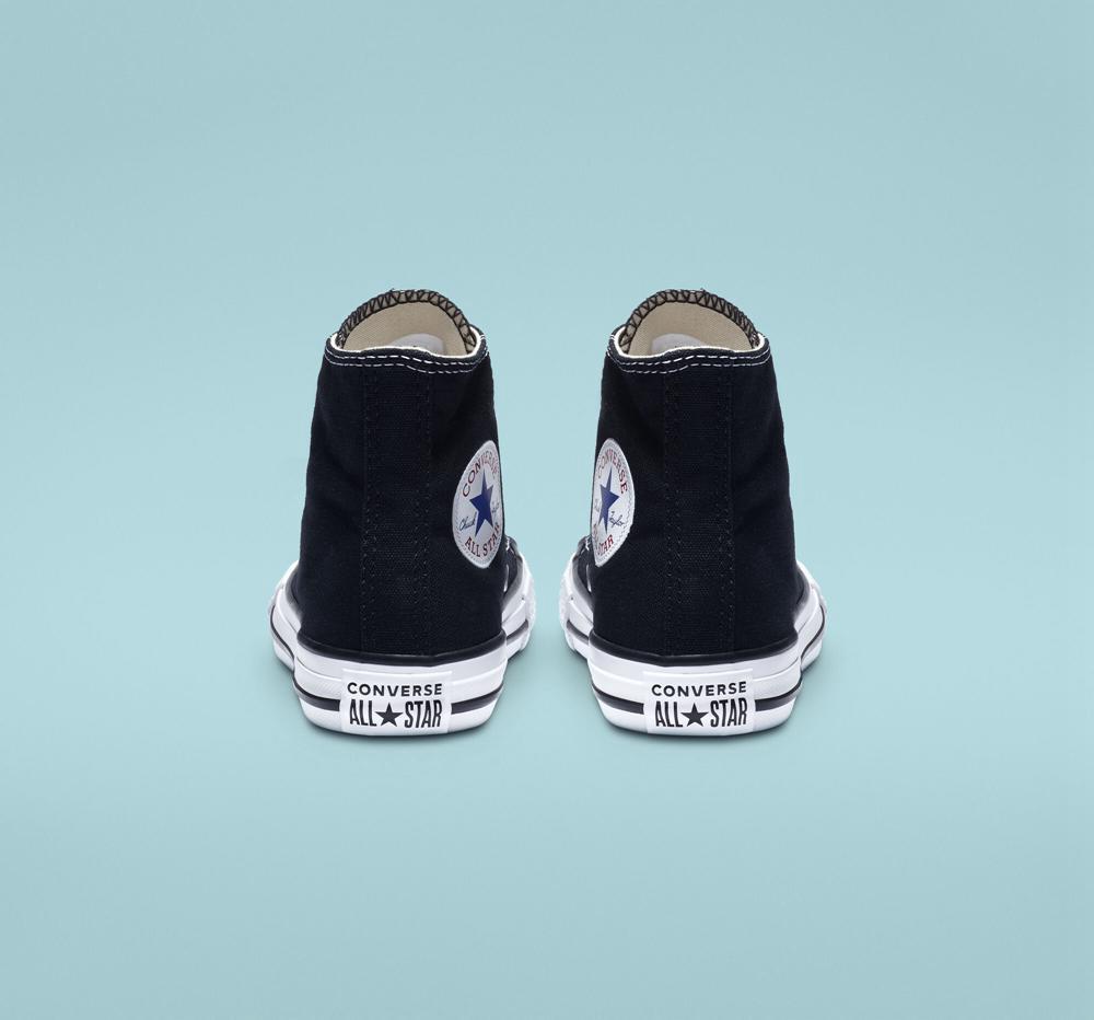 Black Boys' Converse Chuck Taylor All Star Classic Little Kids High Tops  India |  XKUV-19852