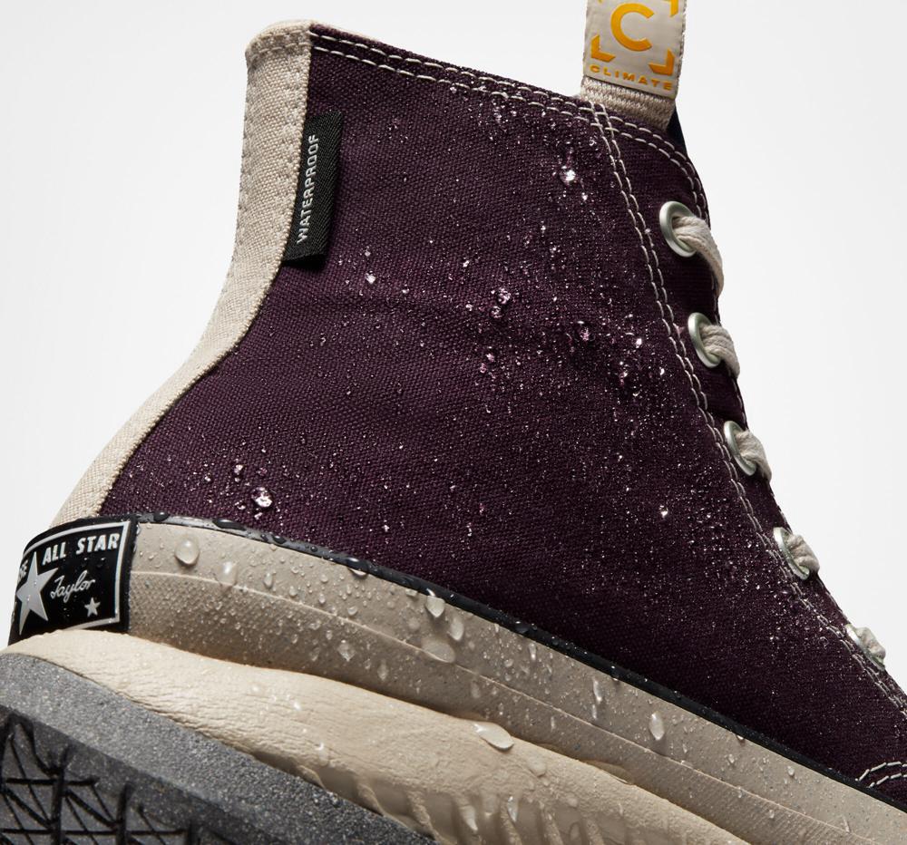 Black Cherry / Papyrus / Obsidian Men's Converse Chuck 70 At Cx Counter Climate Unisex Boots  India |  CBML-90173