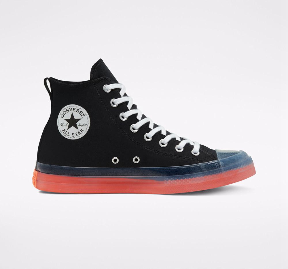 Black / Clear / Wild Mango Men\'s Converse Chuck Taylor All Star Cx Unisex High Tops  India |  MFSV-90531