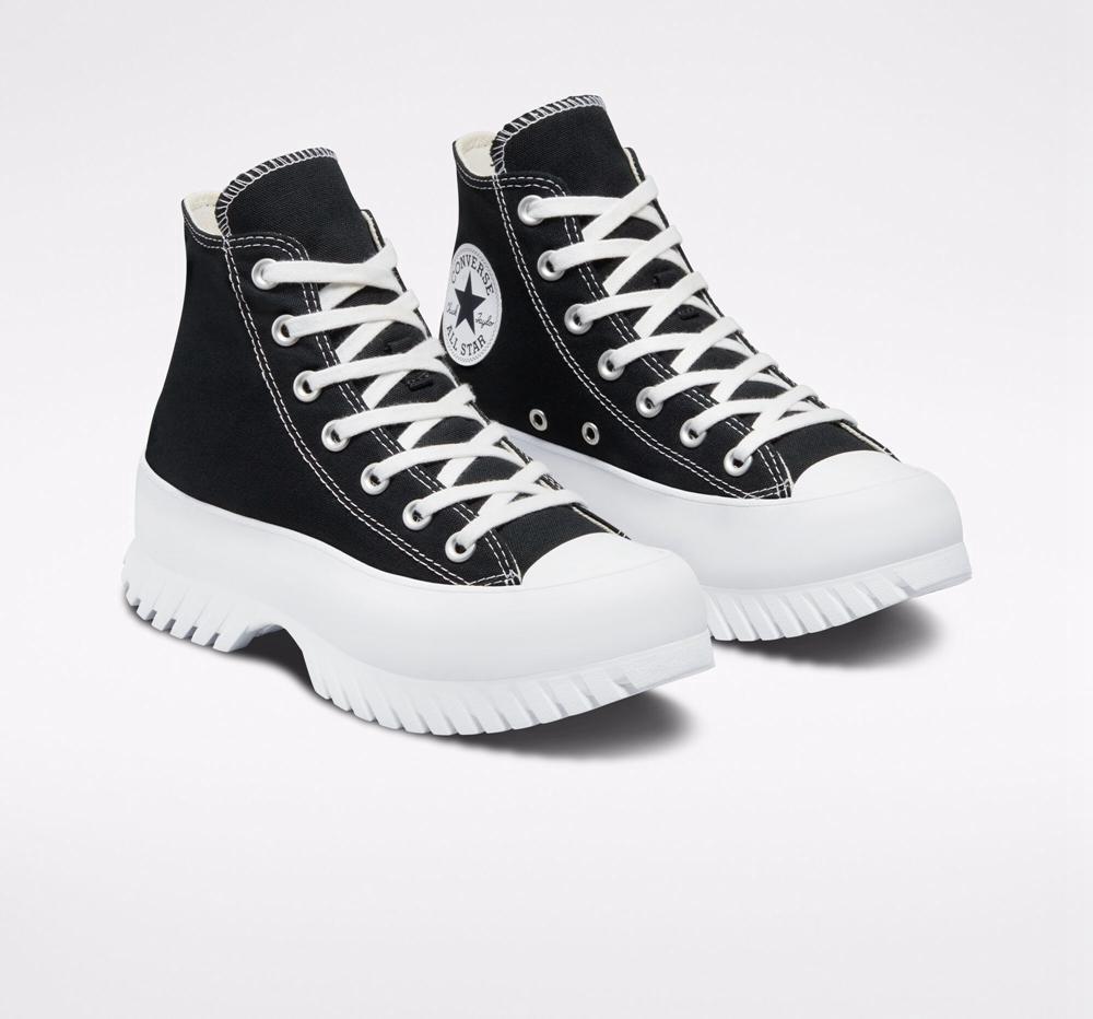 Black / Egret / White Men's Converse Chuck Taylor All Star Lugged 2.0 Unisex Boots  India |  OICN-61795