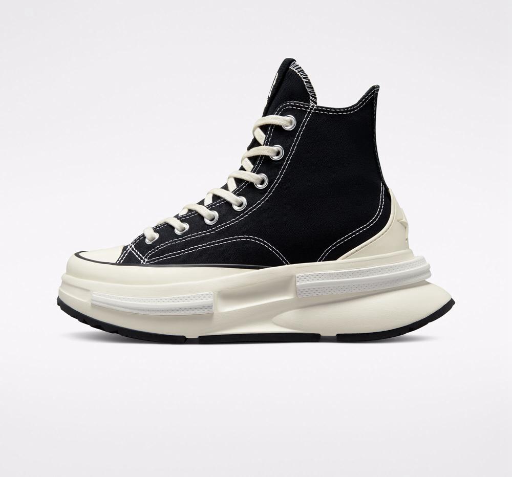 Black / Egret / White Men's Converse Run Star Legacy Cx Unisex High Tops  India |  FOHS-97026