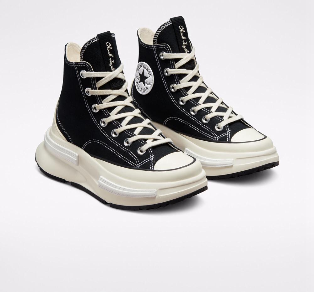 Black / Egret / White Men's Converse Run Star Legacy Cx Unisex High Tops  India |  FOHS-97026