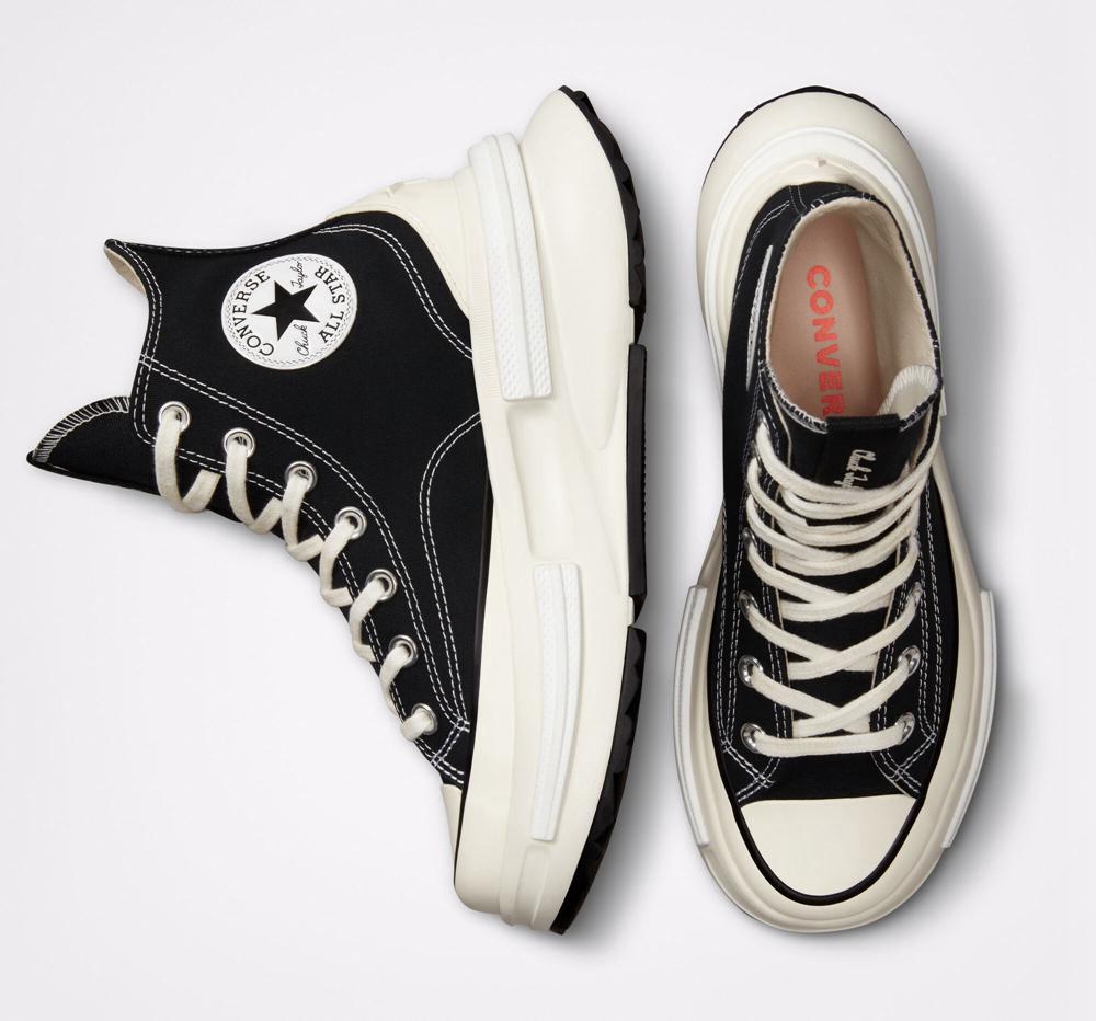 Black / Egret / White Men's Converse Run Star Legacy Cx Unisex High Tops  India |  TMEA-89350