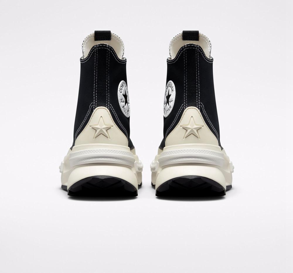 Black / Egret / White Men's Converse Run Star Legacy Cx Unisex High Top Platform Shoes  India |  YKBV-37140