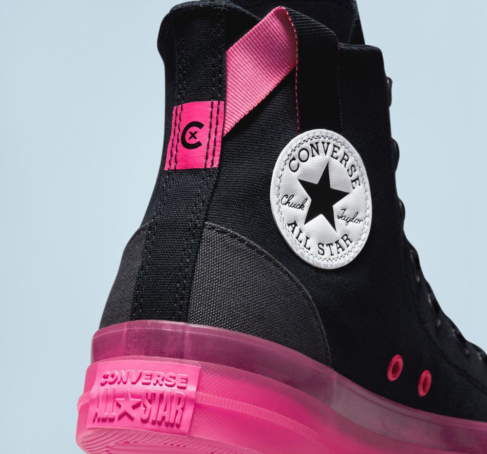 Black / Hyper Pink / Storm Wind Men's Converse Chuck Taylor All Star Cx Unisex High Tops  India |  WCFY-52491