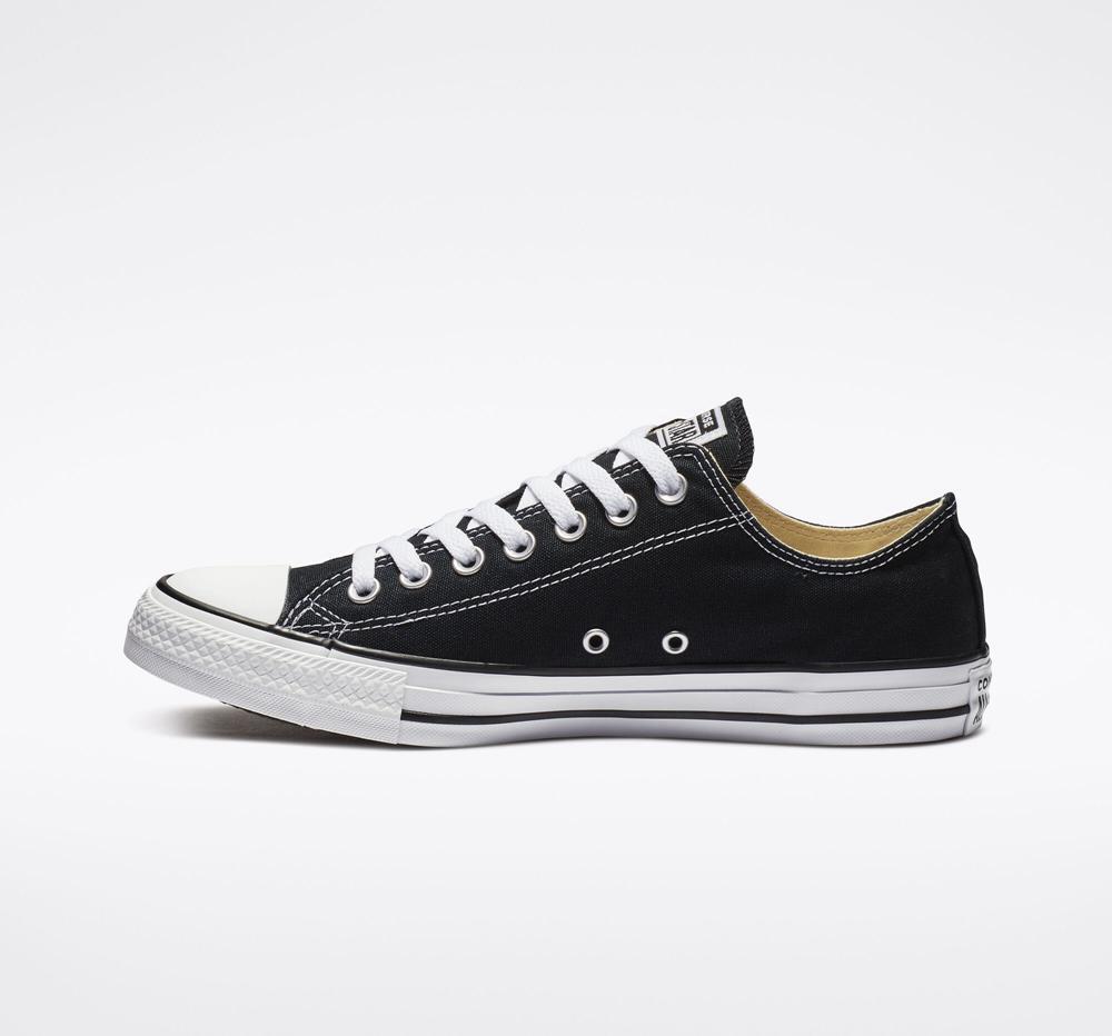 Black Men's Converse Chuck Taylor All Star Classic Unisex Low Tops  India |  QTJE-14270