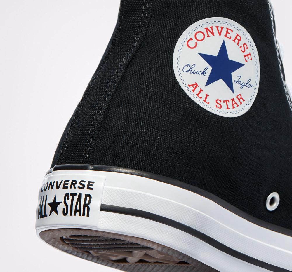 Black Men's Converse Chuck Taylor All Star Classic Unisex High Tops  India |  TOJP-71456