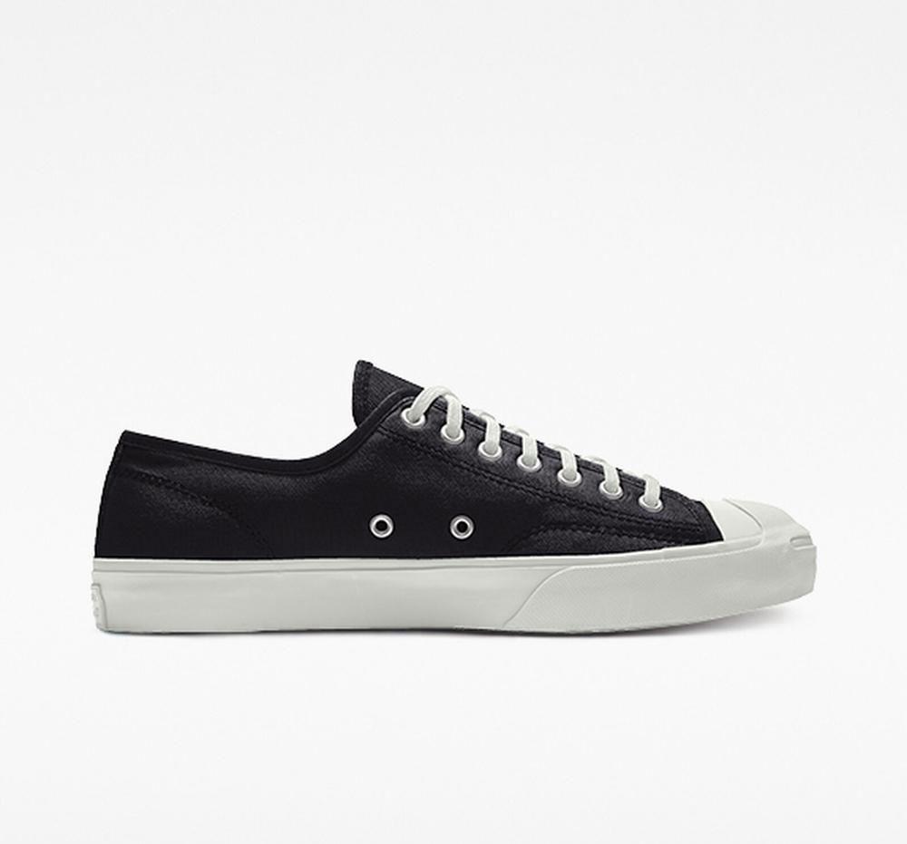 Black Men\'s Converse Custom Jack Purcell Canvas By You Unisex Low Tops  India |  GPNE-82576