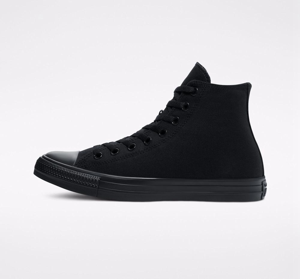 Black Monochrome Men's Converse Chuck Taylor All Star Classic Unisex High Tops  India |  DEAW-20951