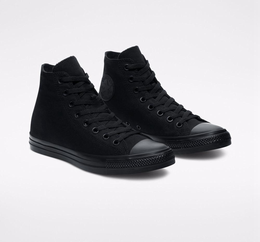 Black Monochrome Men's Converse Chuck Taylor All Star Classic Unisex High Tops  India |  DEAW-20951