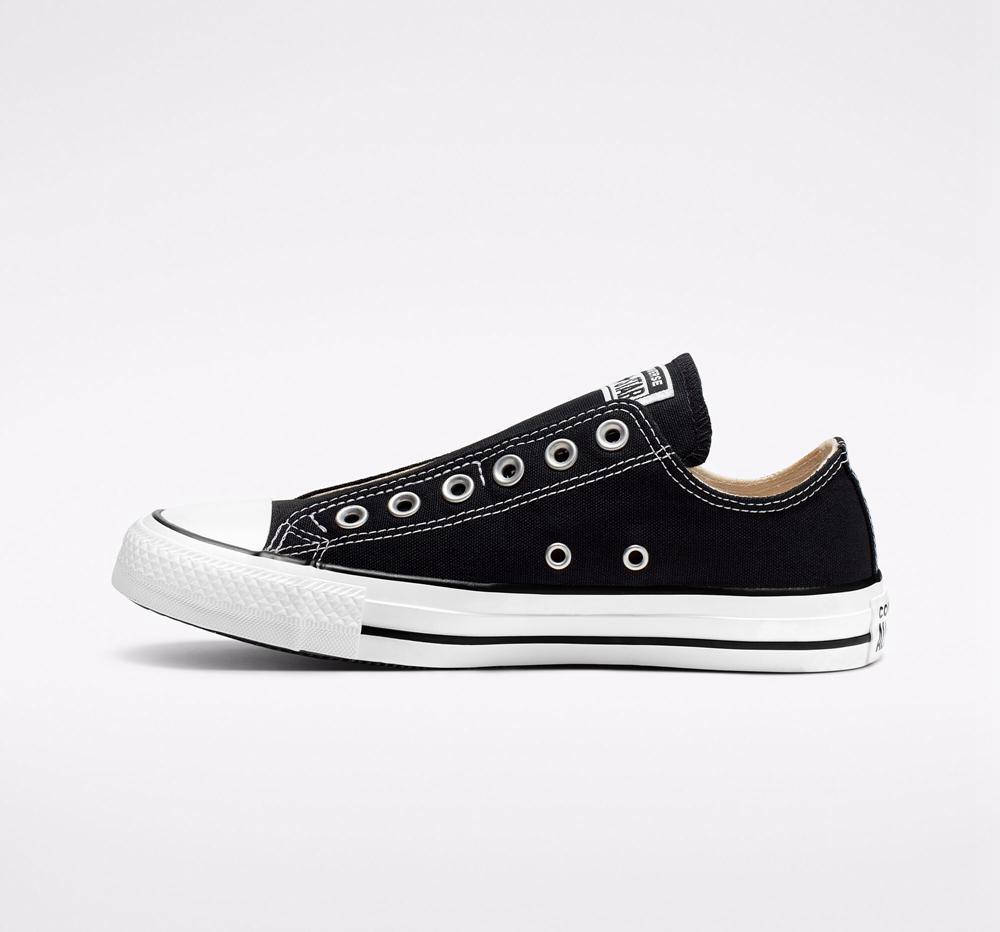 Black / White / Black Men's Converse Chuck Taylor All Star Slip Unisex Low Tops  India |  FUSX-52190