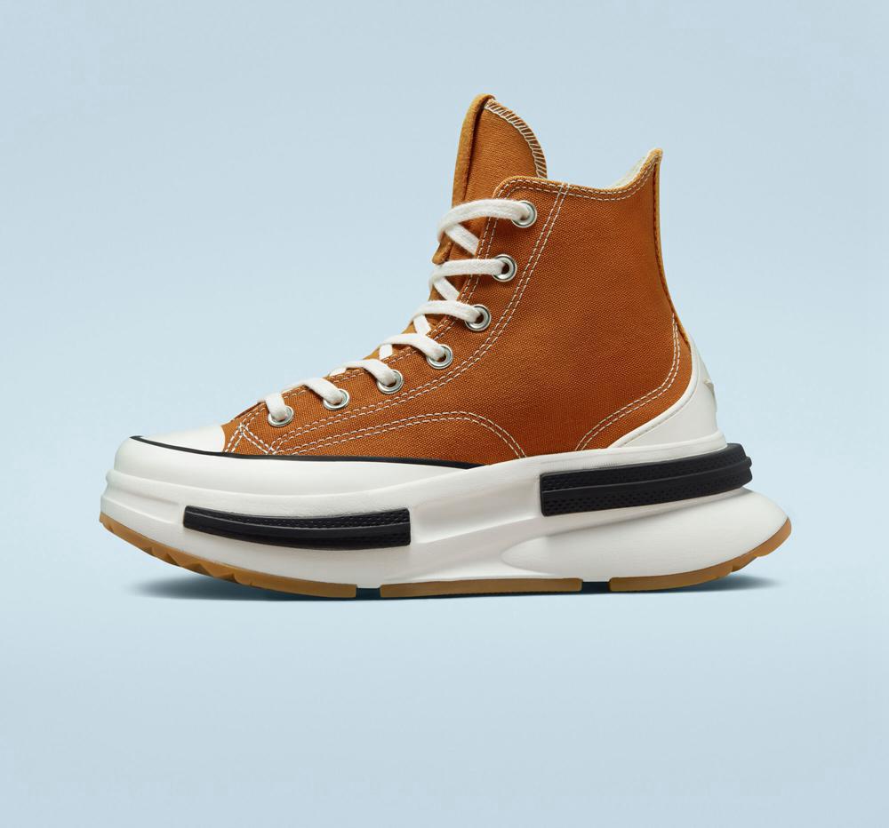 Brown Men's Converse Run Star Legacy Cx Unisex High Top Platform Shoes  India |  KZAX-39851