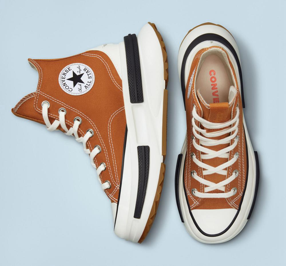 Brown Men's Converse Run Star Legacy Cx Unisex High Top Platform Shoes  India |  KZAX-39851