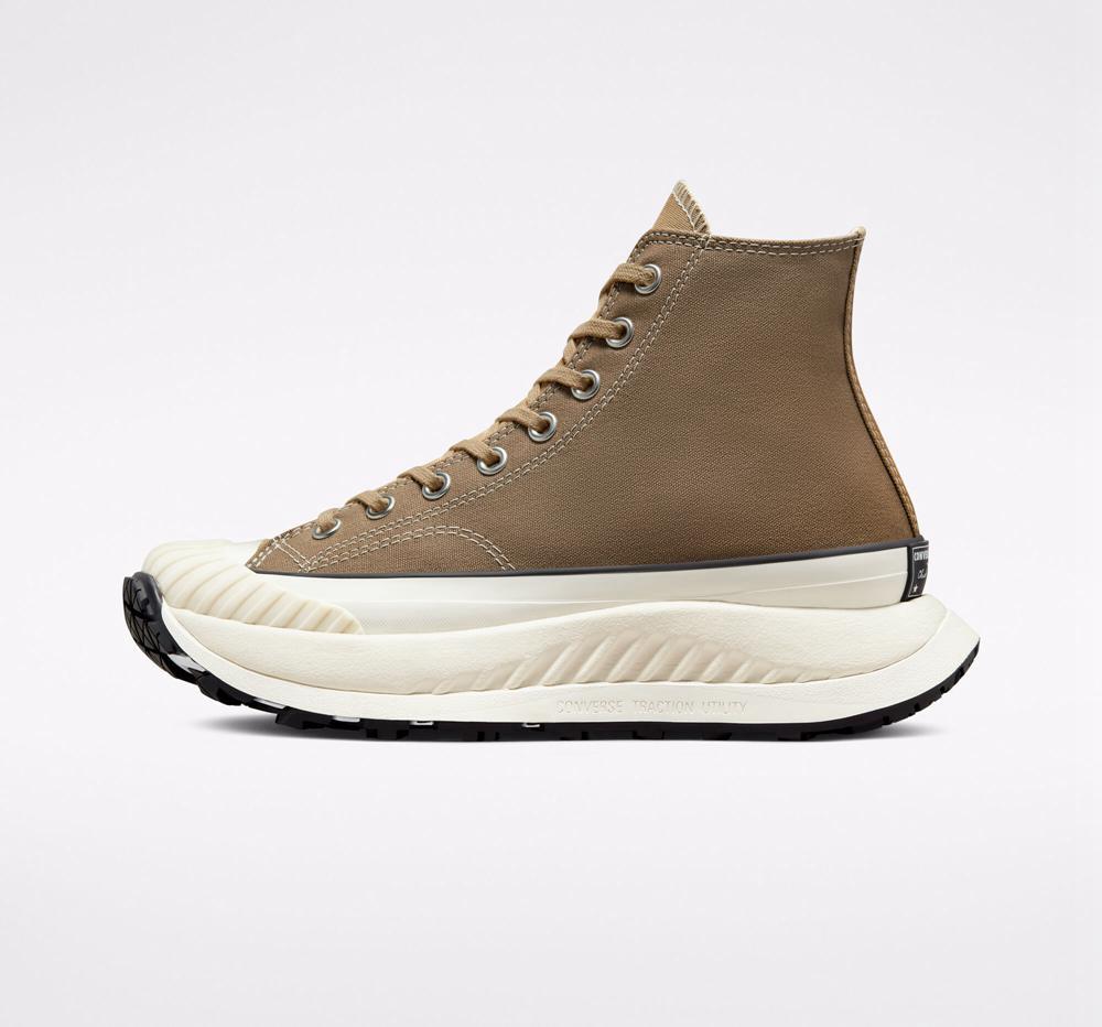 Brown Sandalwood / Egret / Black Men's Converse Chuck 70 At Cx Unisex High Tops  India |  QIVR-62589