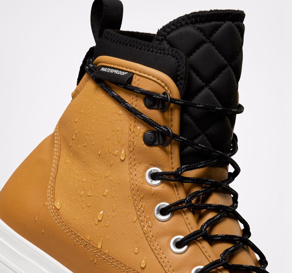 Brown Wheat / White / Black Men's Converse Chuck Taylor All Star All Terrain Counter Climate Unisex Boots  India |  OVKE-02134