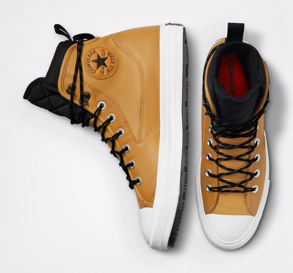 Brown Wheat / White / Black Men's Converse Chuck Taylor All Star All Terrain Counter Climate Unisex Boots  India |  OVKE-02134