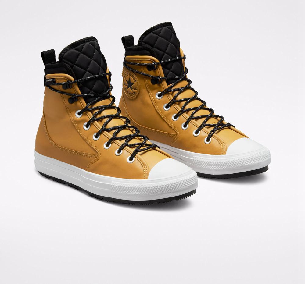 Brown Wheat / White / Black Men's Converse Chuck Taylor All Star All Terrain Counter Climate Unisex Boots  India |  OVKE-02134