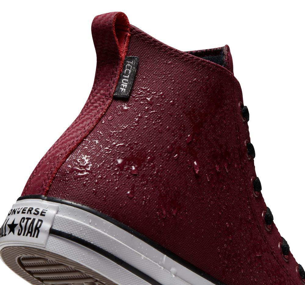 Burgundy Dark Beetroot / White / Black Men's Converse Chuck Taylor All Star Tectuff Unisex High Tops  India |  GKMB-92405