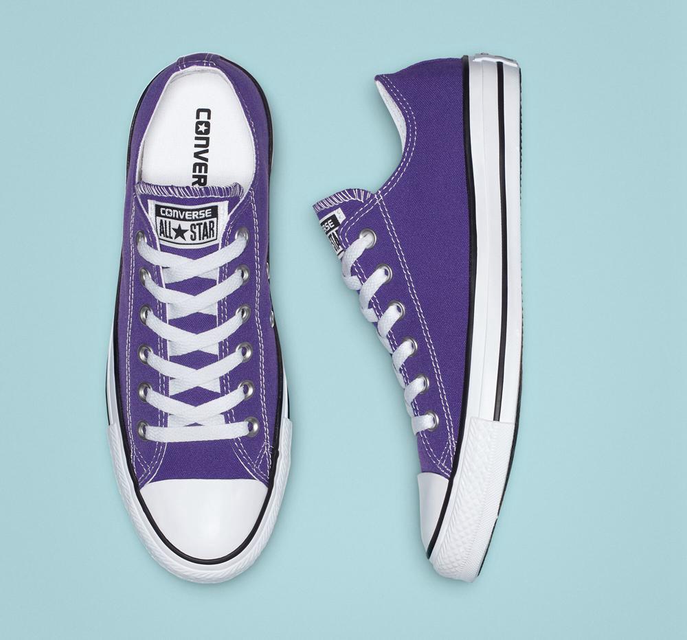 Electric Purple Men's Converse Chuck Taylor All Star Classic Unisex Low Tops  India |  ICKY-83405