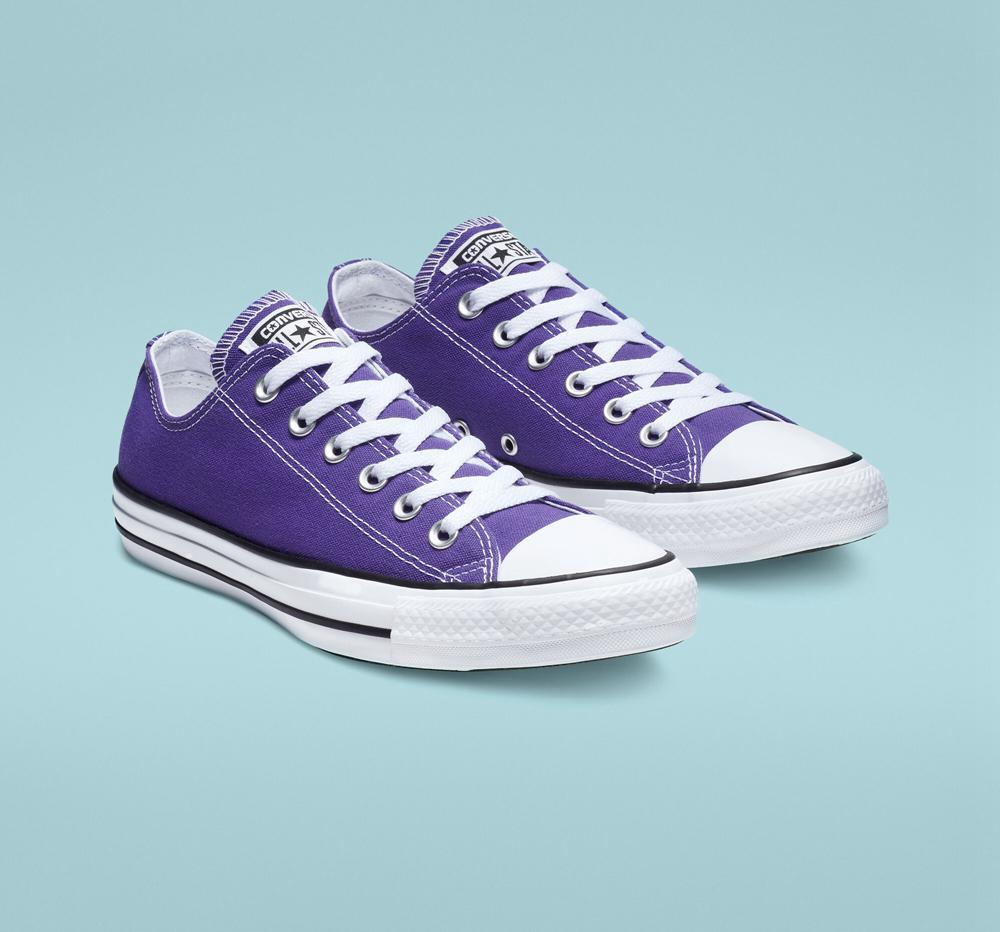 Electric Purple Men's Converse Chuck Taylor All Star Classic Unisex Low Tops  India |  ICKY-83405