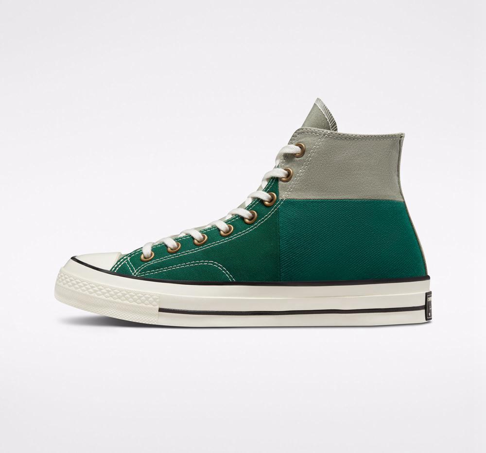 Green Light Field Surplus Women's Converse Chuck 70 Colorblocked Unisex High Tops  India |  KEFS-97246