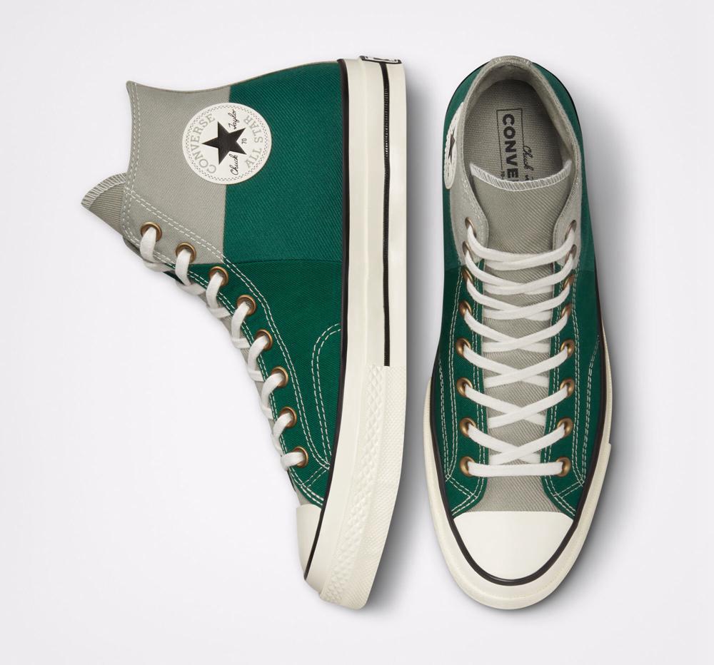 Green Light Field Surplus Women's Converse Chuck 70 Colorblocked Unisex High Tops  India |  KEFS-97246