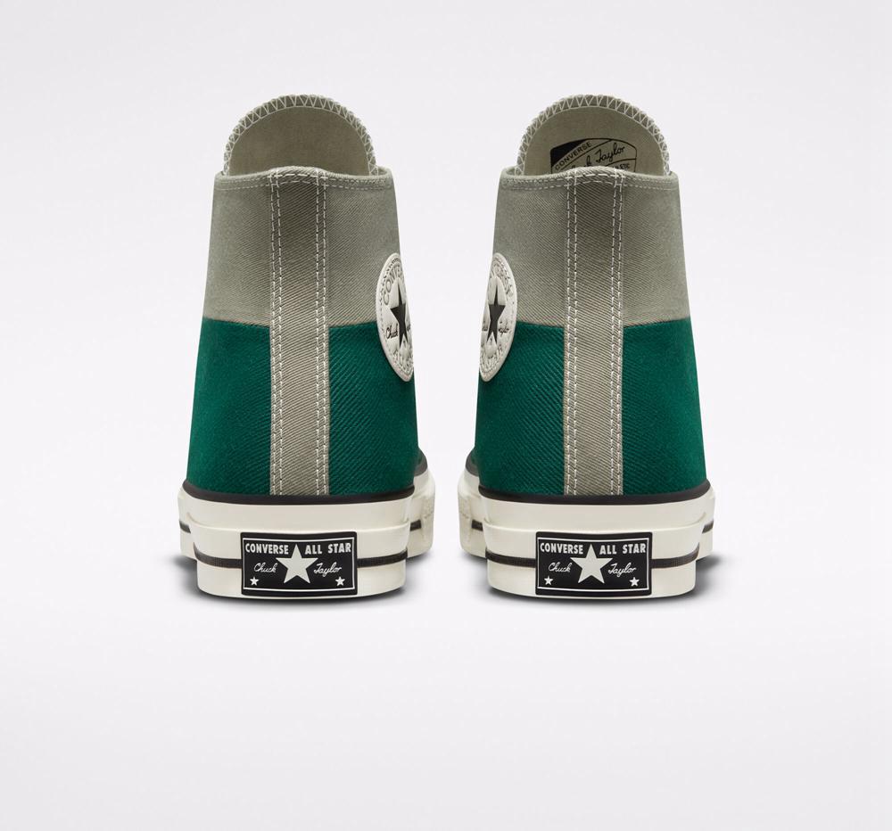 Green Light Field Surplus Women's Converse Chuck 70 Colorblocked Unisex High Tops  India |  KEFS-97246