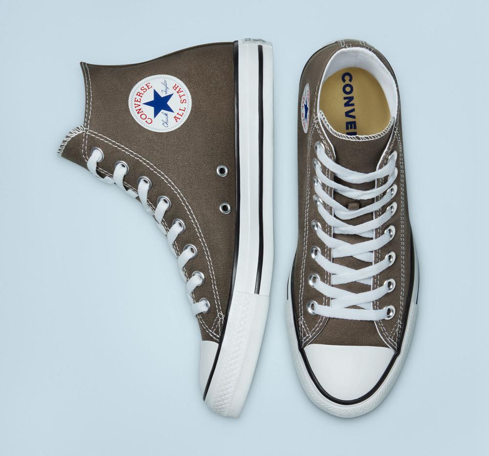 Grey Charcoal Men's Converse Chuck Taylor All Star Classic Unisex High Tops  India |  JYDO-10349