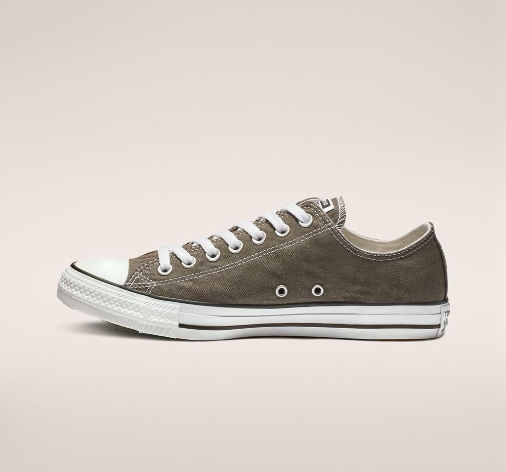 Grey Charcoal Men's Converse Chuck Taylor All Star Classic Unisex Low Tops  India |  PXUA-48105