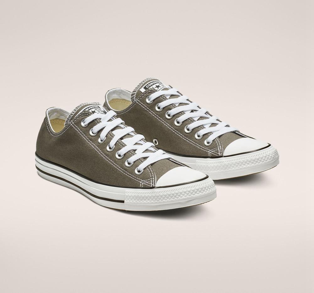 Grey Charcoal Men's Converse Chuck Taylor All Star Classic Unisex Low Tops  India |  PXUA-48105